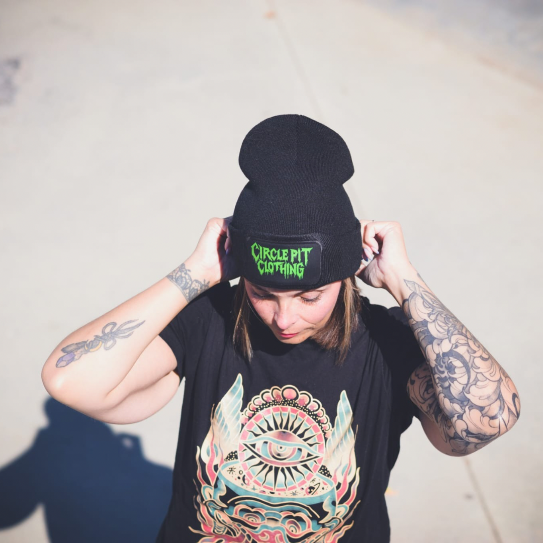 Bonnet "trash drip logo" (100% polyester recyclé)