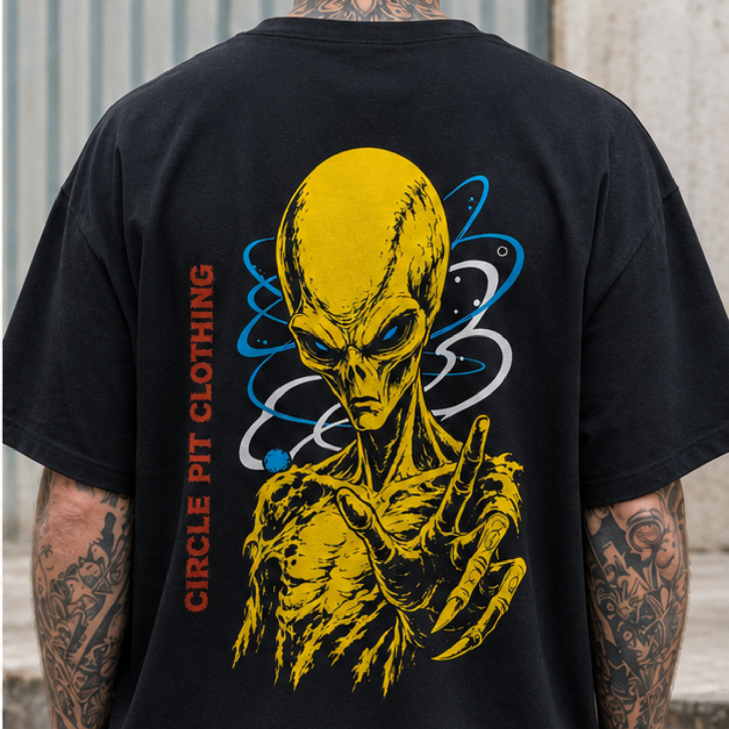 T-shirt Oversize « Aliens exist logo » - Précommande