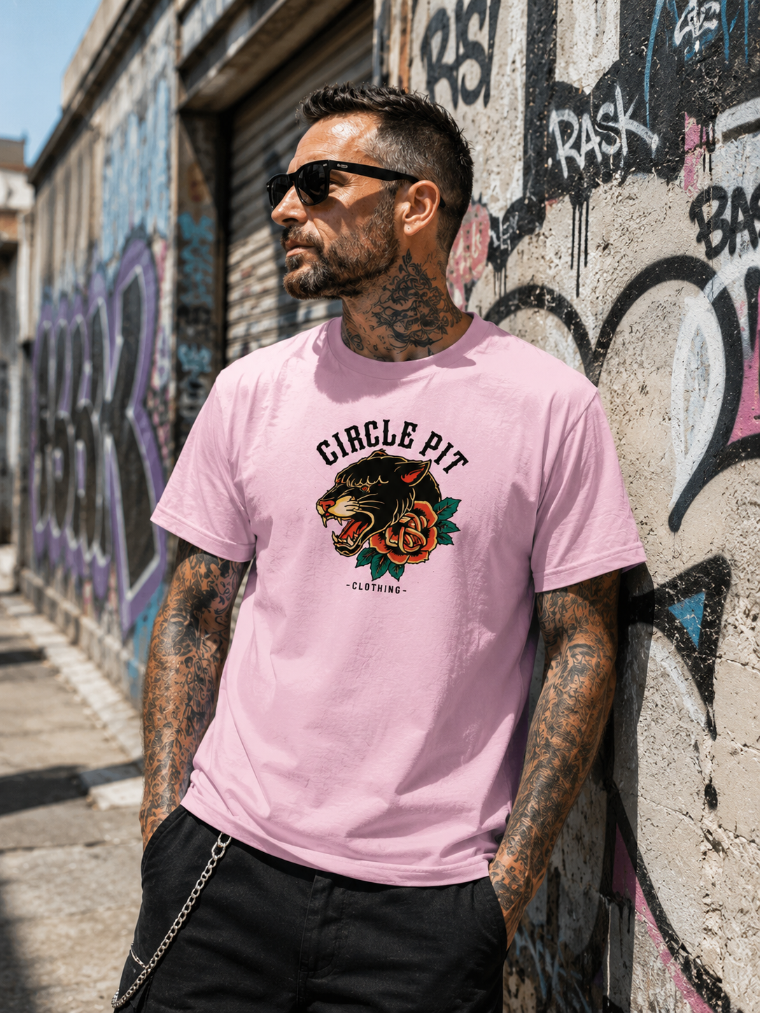 T-shirt Oversize «Panther logo » - Précommande