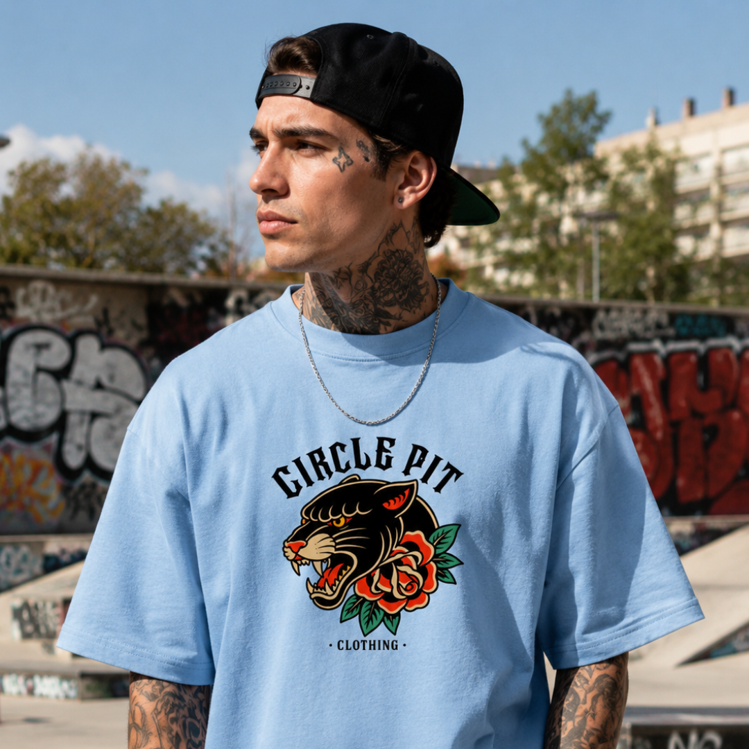 T-shirt Oversize «Panther logo »