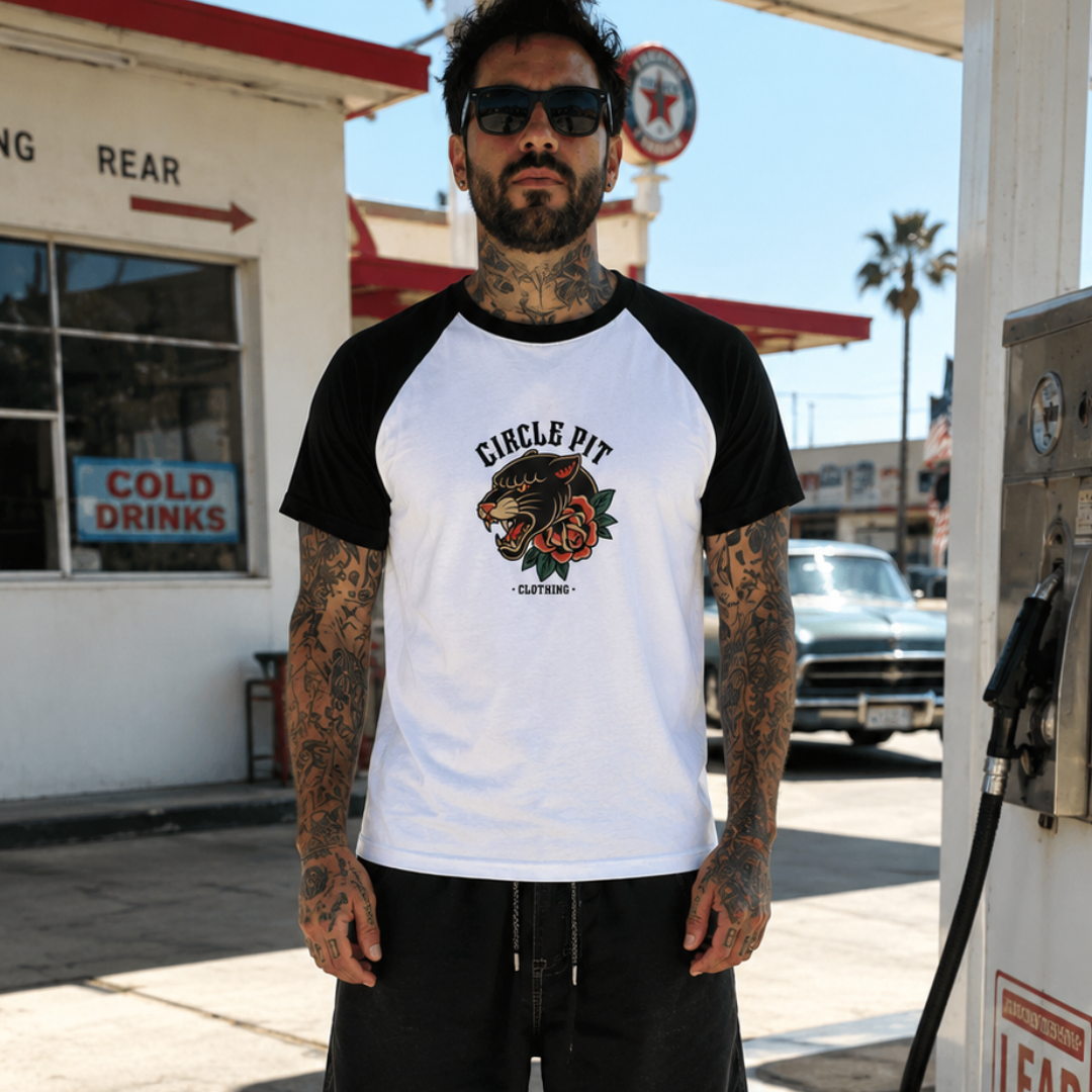 T-shirt baseball « Panther logo »