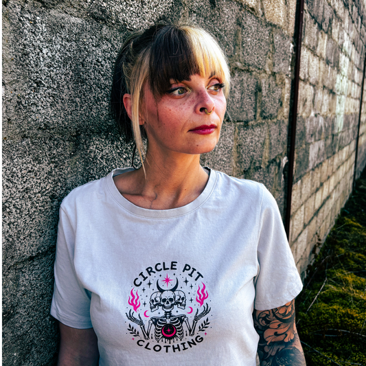 Crop Top « Skull Moon logo »