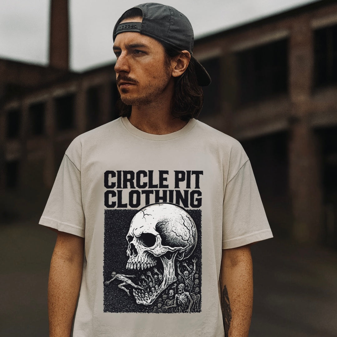 T-Shirt unisexe "skull eater logo" (100% organic cotton / Vegan)