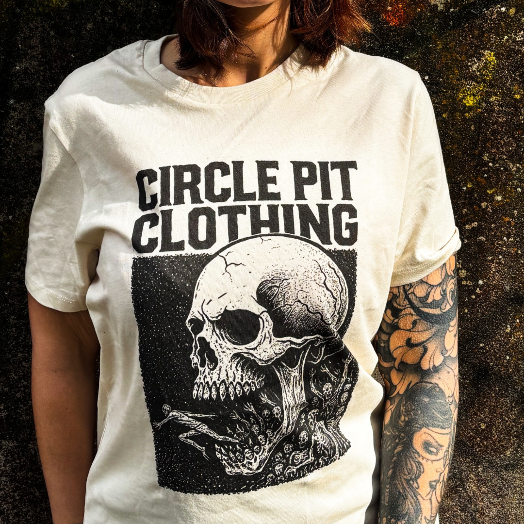 T-Shirt unisexe "skull eater logo" (100% organic cotton / Vegan)