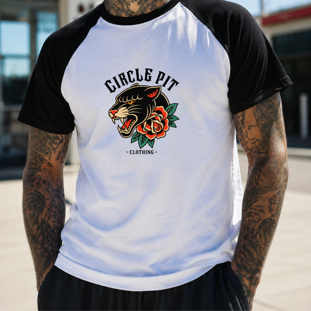 T-shirt baseball « Panther logo »