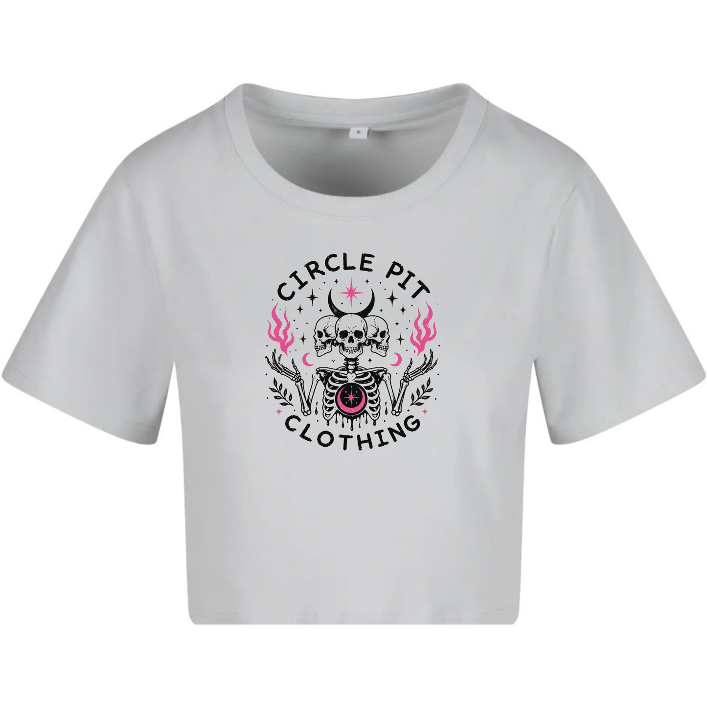 Crop Top « Skull Moon logo »