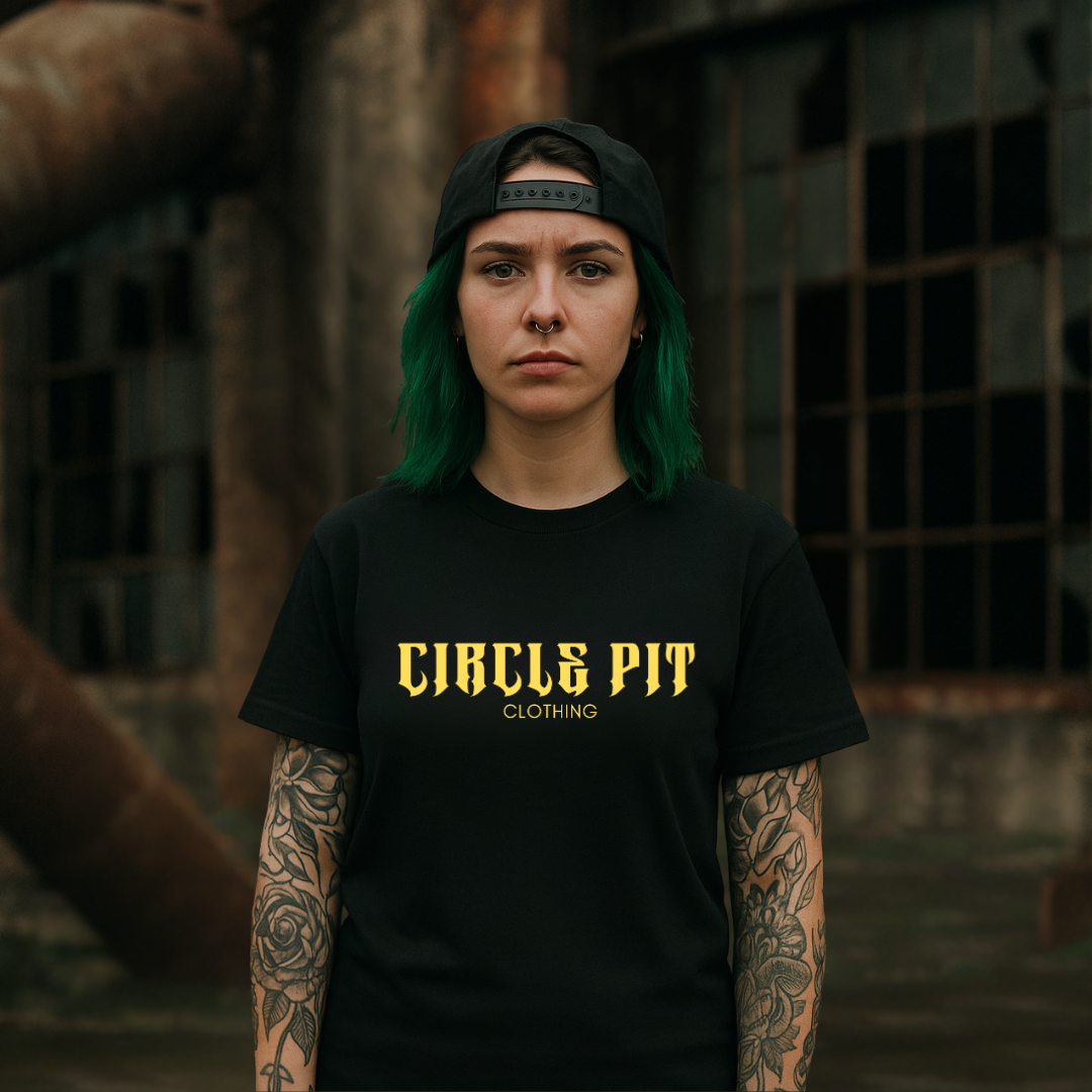 T-Shirt unisexe "gothic logo" (100% organic cotton / Vegan)