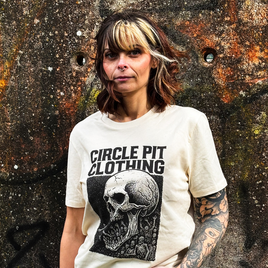 T-Shirt unisexe "skull eater logo" (100% organic cotton / Vegan)