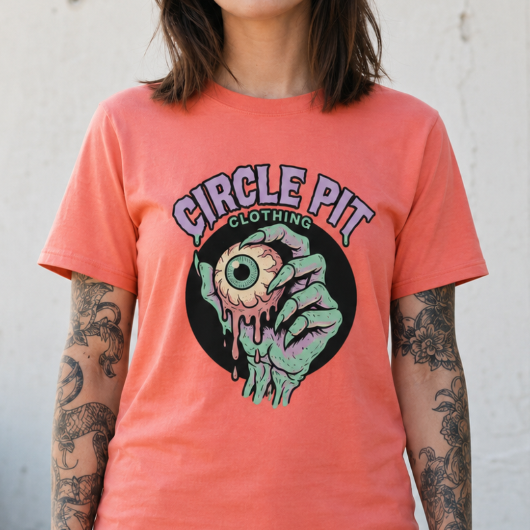 T-Shirt unisexe "zombie eye logo" (100% organic cotton / Vegan)