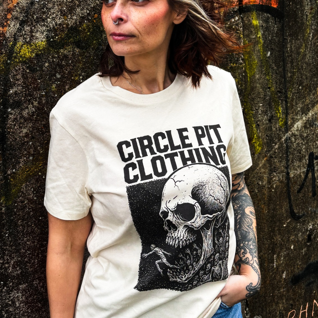 T-Shirt unisexe "skull eater logo" (100% organic cotton / Vegan)