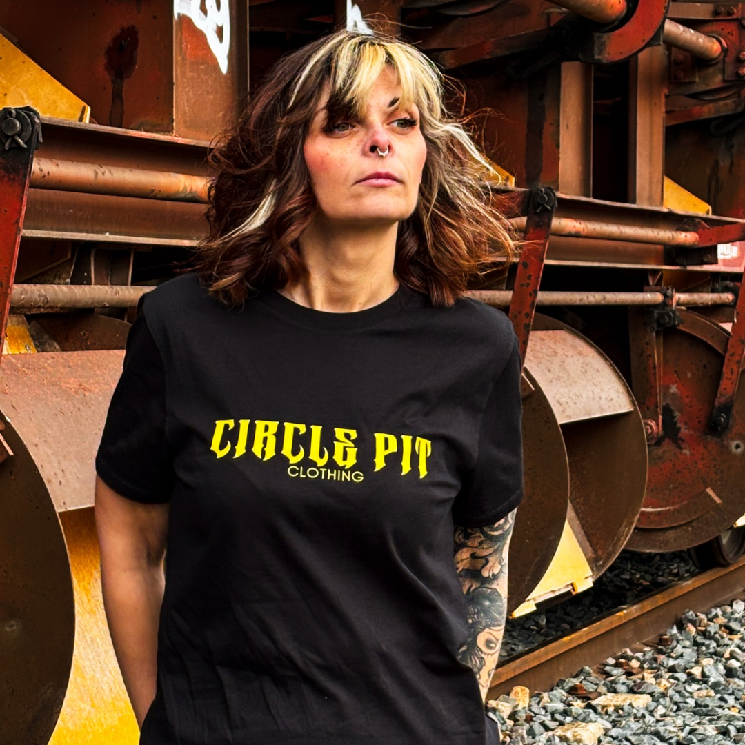 T-Shirt unisexe "gothic logo" (100% organic cotton / Vegan)